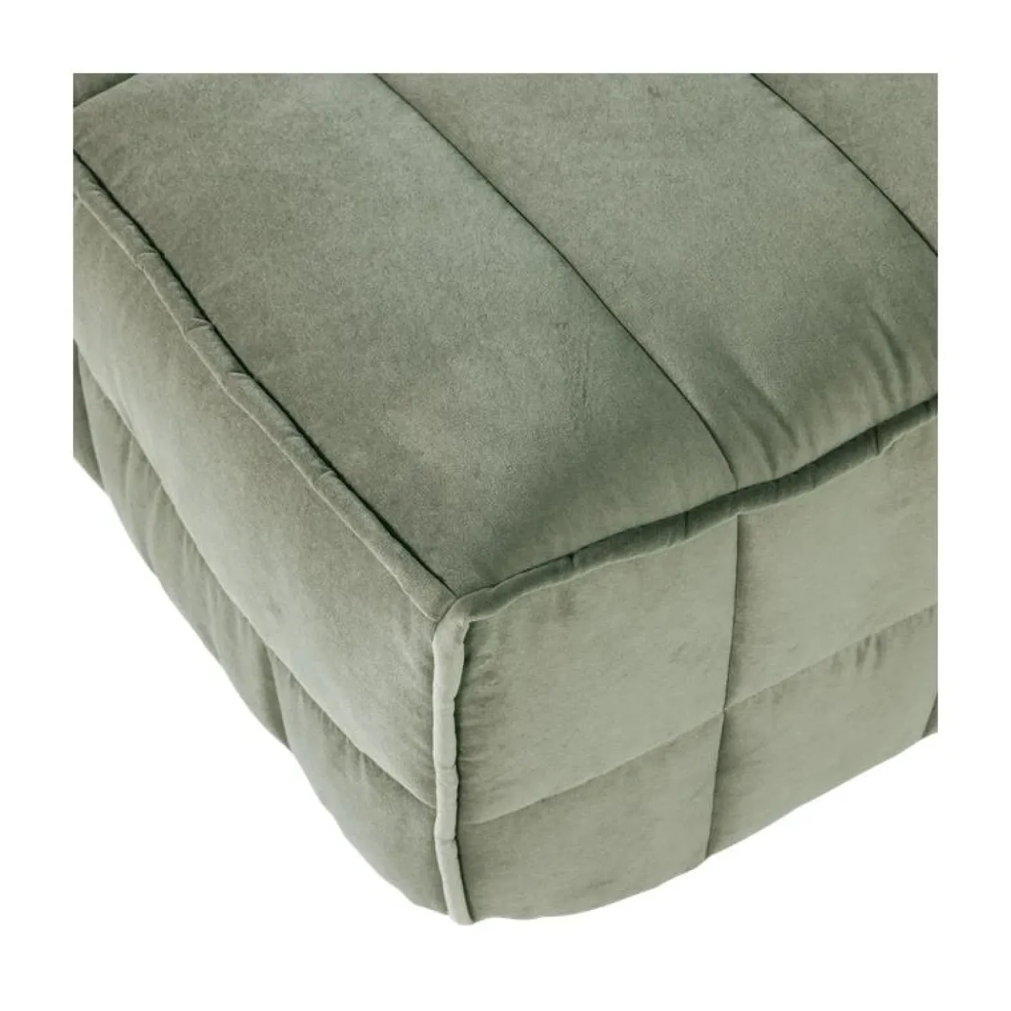 Cluster Hocker Velvet Pistache groen 104cm