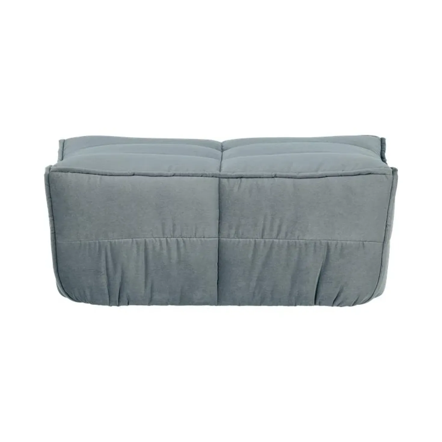 Cluster Hocker Velvet Turquoise blauw 104cm