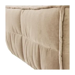 Cluster Hocker Velvet Zacht beige 104cm