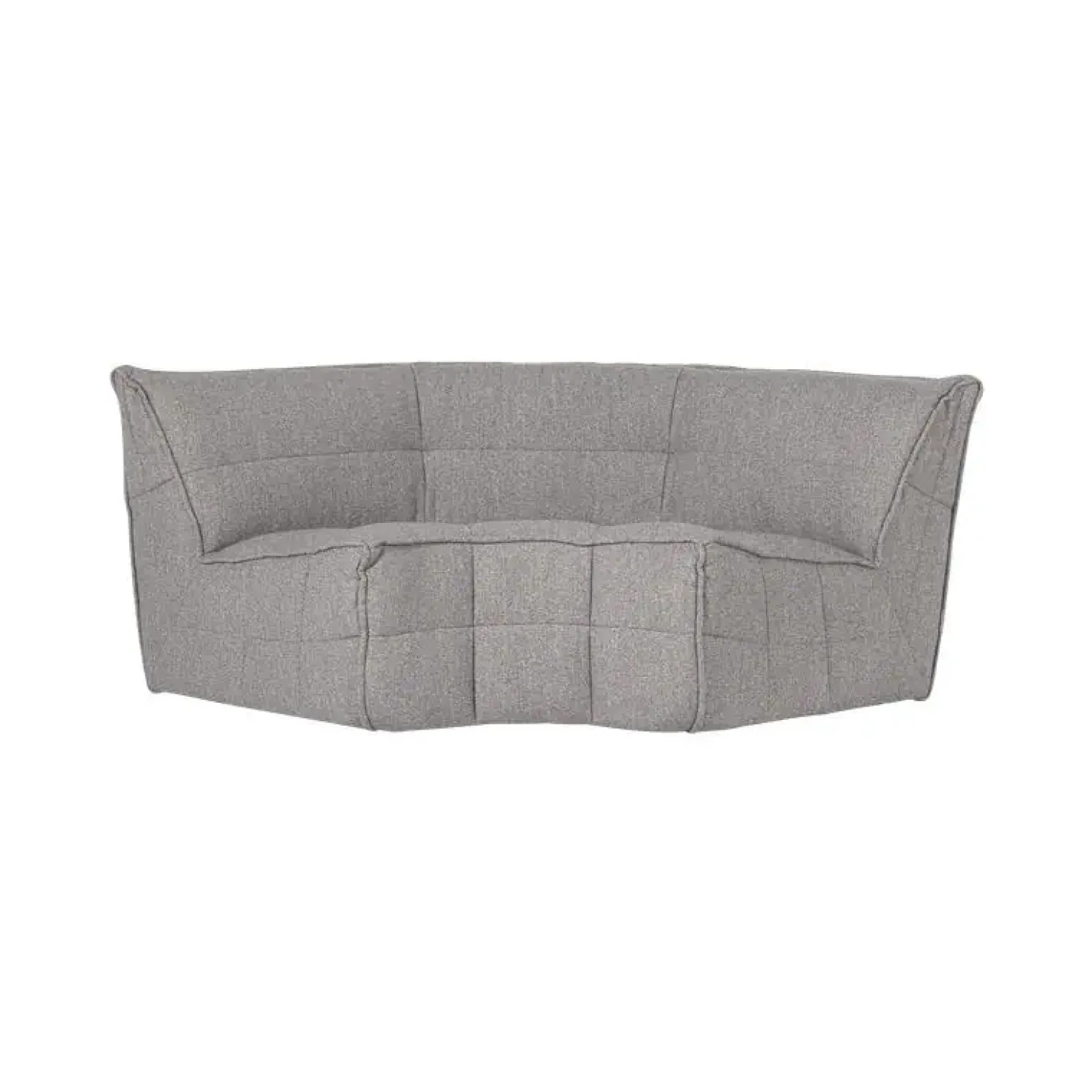 Cluster Hoekelement Bouclé Warm grijs