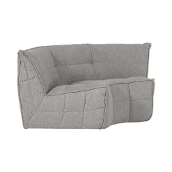 Cluster Hoekelement Bouclé Warm grijs