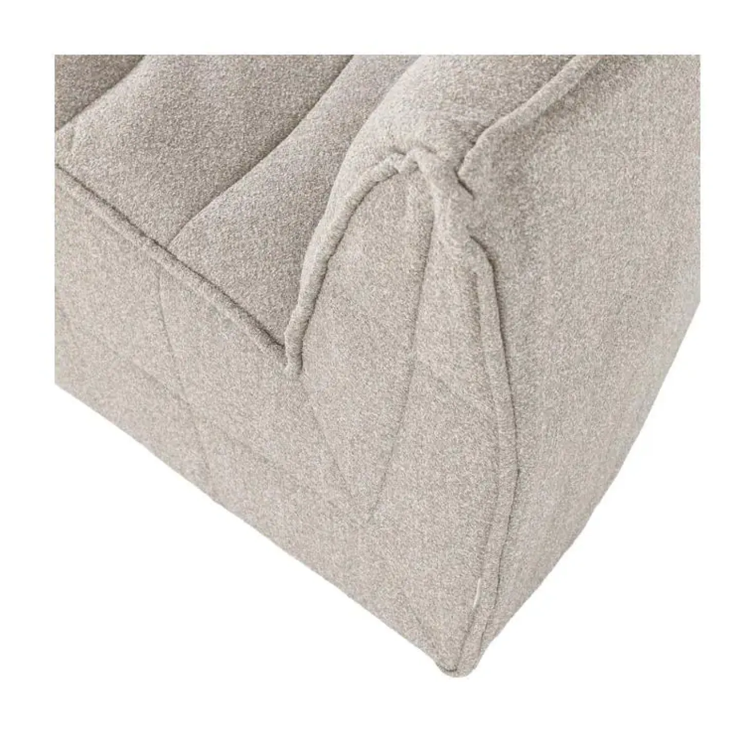 Cluster Hoekelement Bouclé Zand beige