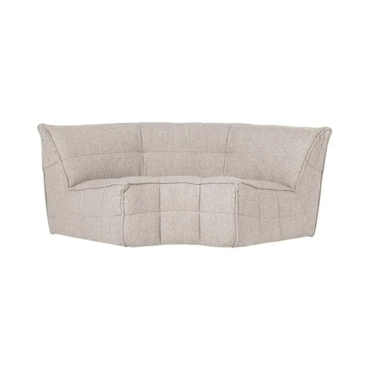Cluster Hoekelement Bouclé Zand beige