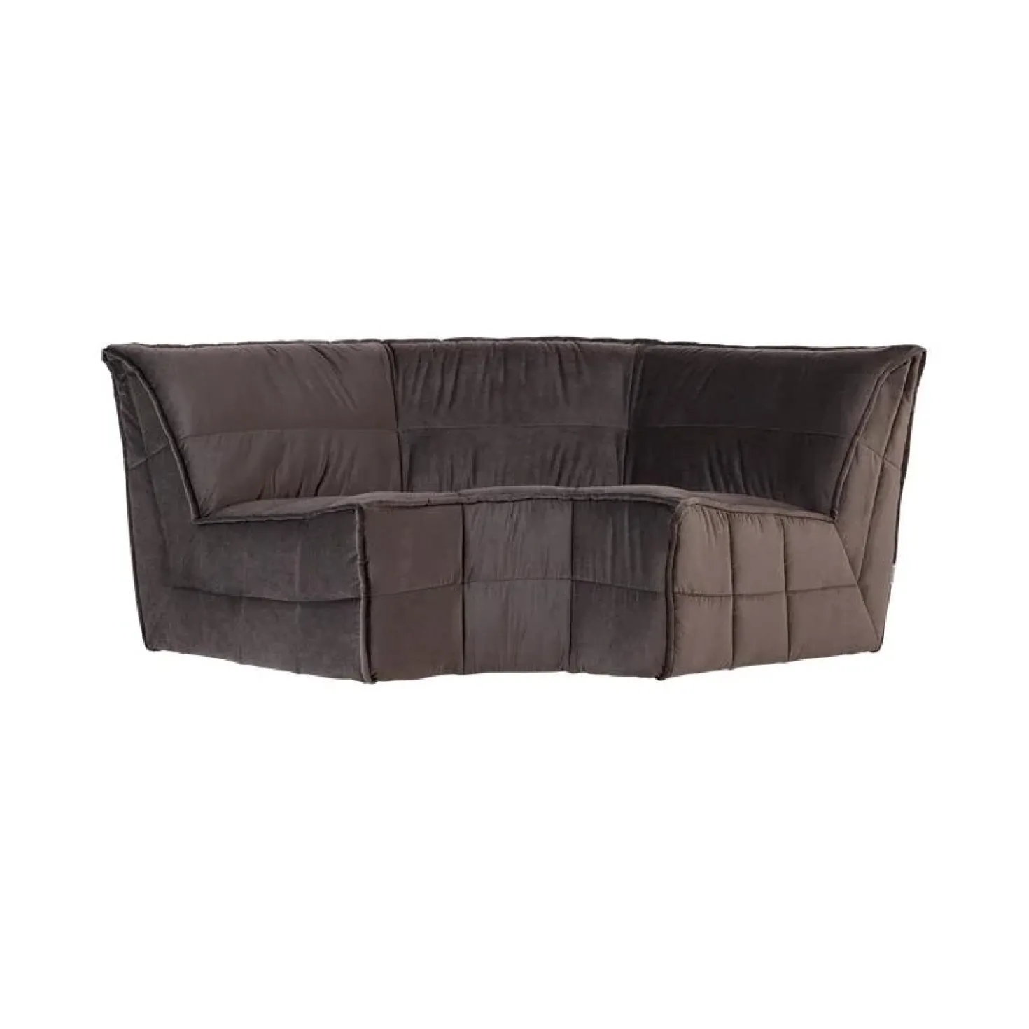 Cluster Hoekelement Velvet Chocolade bruin