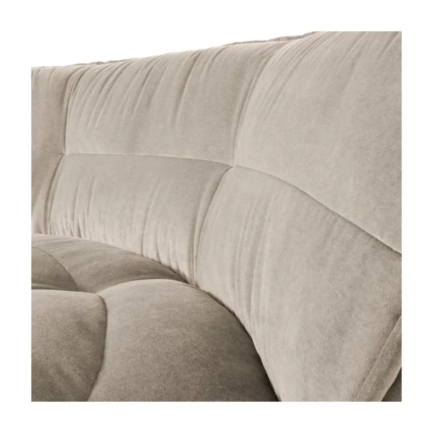 Cluster Hoekelement Velvet Warm taupe