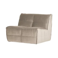 Cluster 1-zits Element Velvet Warm taupe