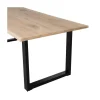 Combi-tablo Boomstamtafel eiken U-poot 180 cm