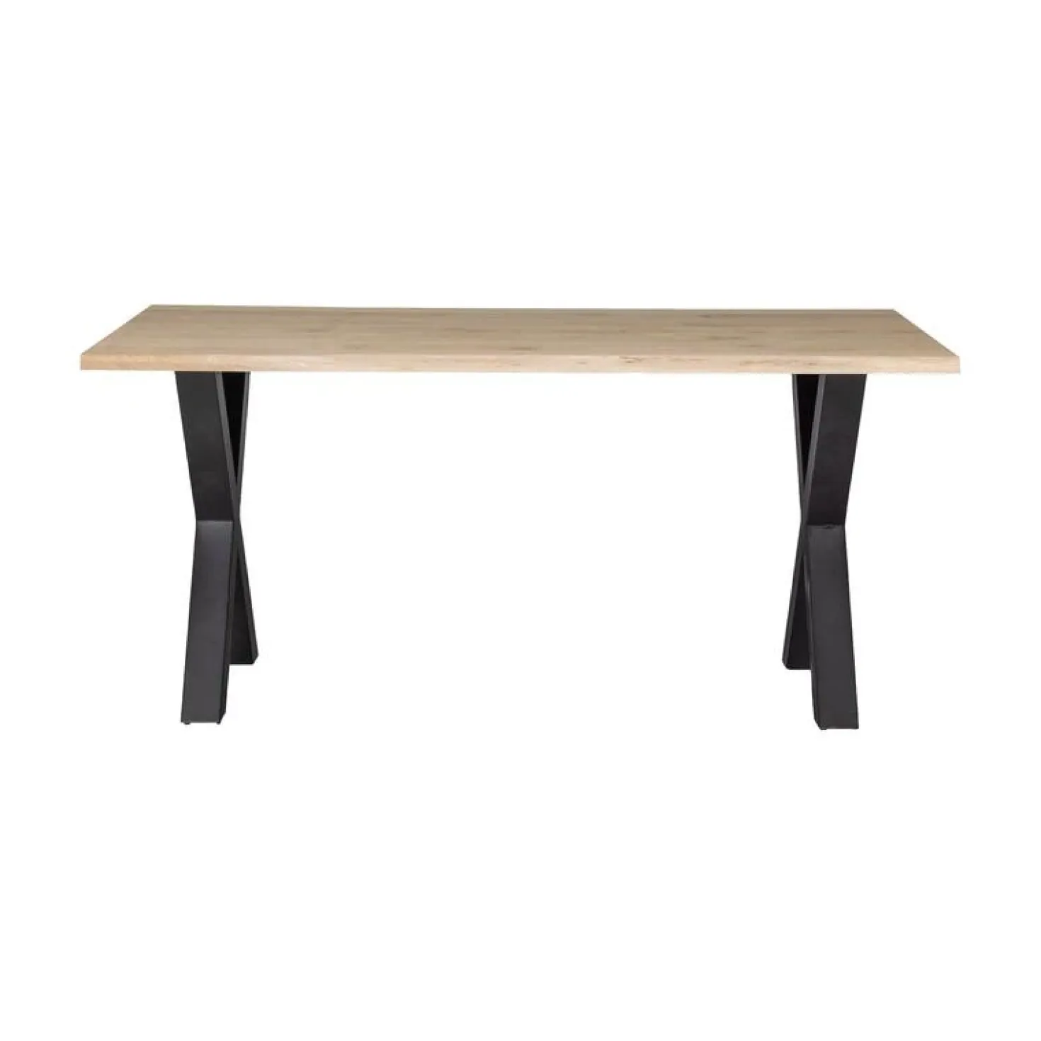 Combi-tablo Boomstamtafel eiken X-poot 180 cm