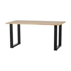 Combi-tablo Eettafel eiken U-poot 160 cm