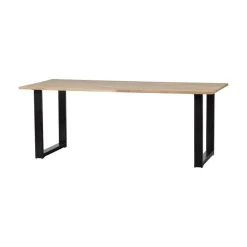 Combi-tablo Eettafel eiken U-poot 200 cm