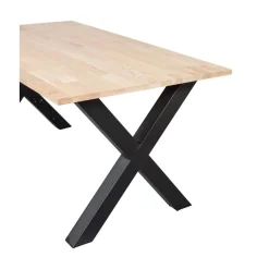 Combi-tablo Eettafel eiken X-poot 160 cm