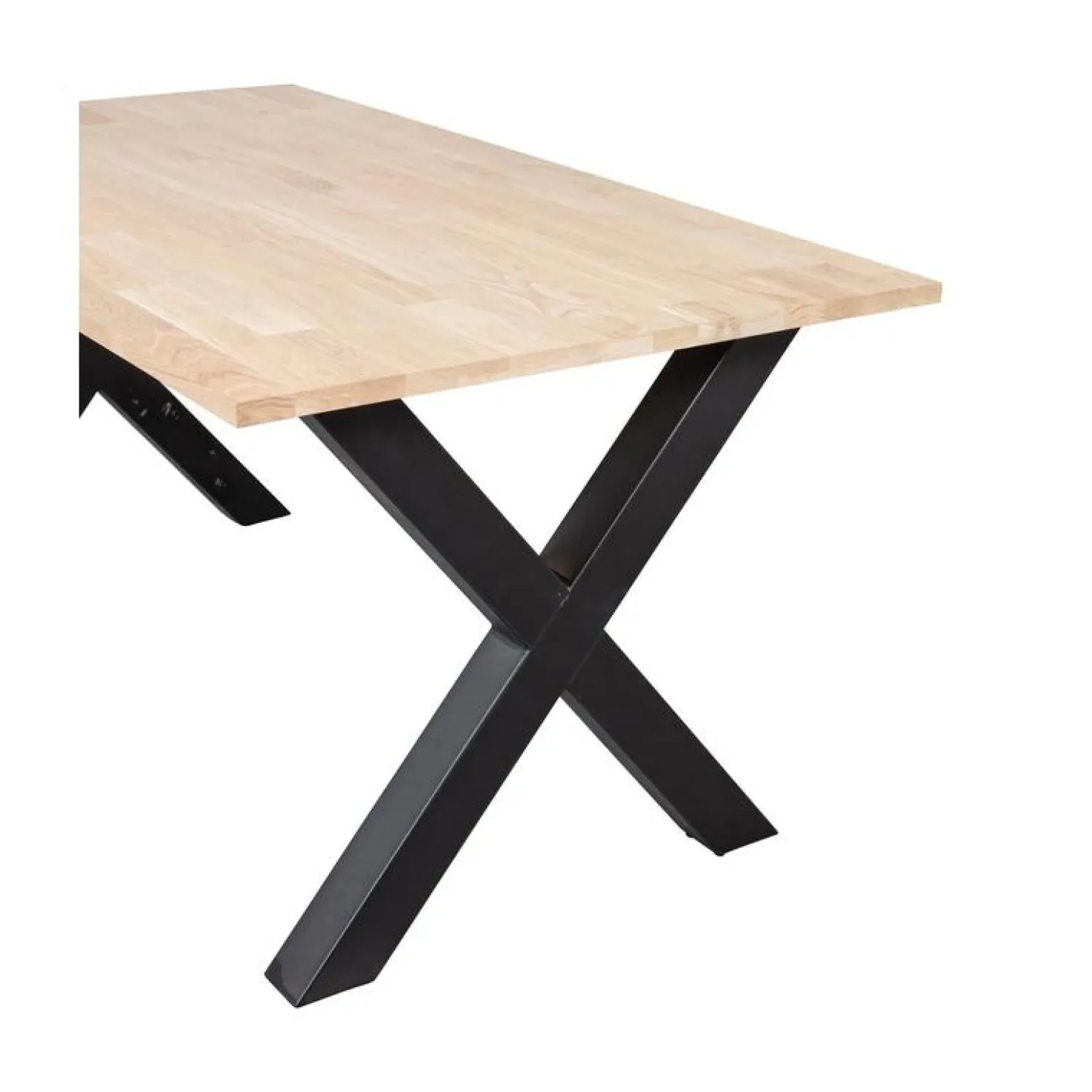 Combi-tablo Eettafel eiken X-poot 180 cm