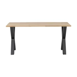 Combi-tablo Eettafel eiken X-poot 180 cm