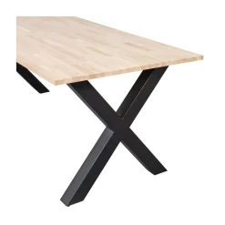 Combi-tablo Eettafel eiken X-poot 200 cm