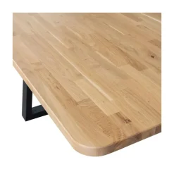 Combi-tablo XL Eettafel eiken Drenthe poot 240 cm