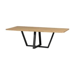 Combi-tablo XL Eettafel eiken Drenthe poot 240 cm