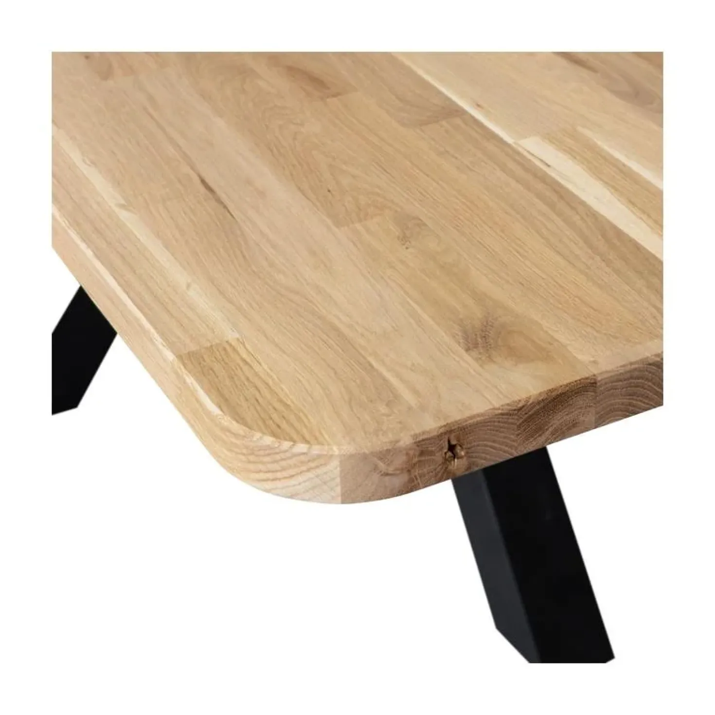 Combi-tablo XL Eettafel eiken Zeeland poot 240 cm