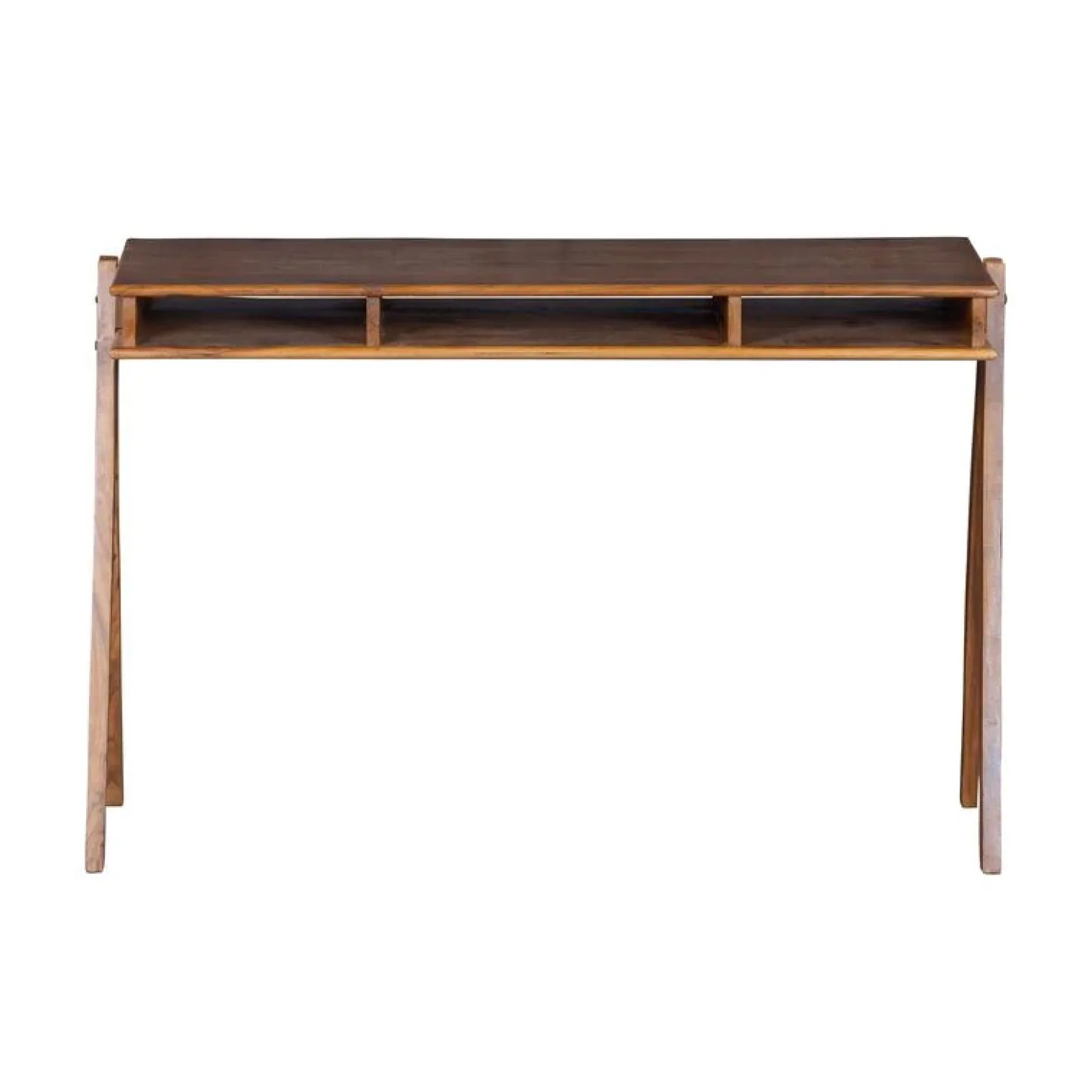 Compartment Bureau acaciahout bruin 120cm