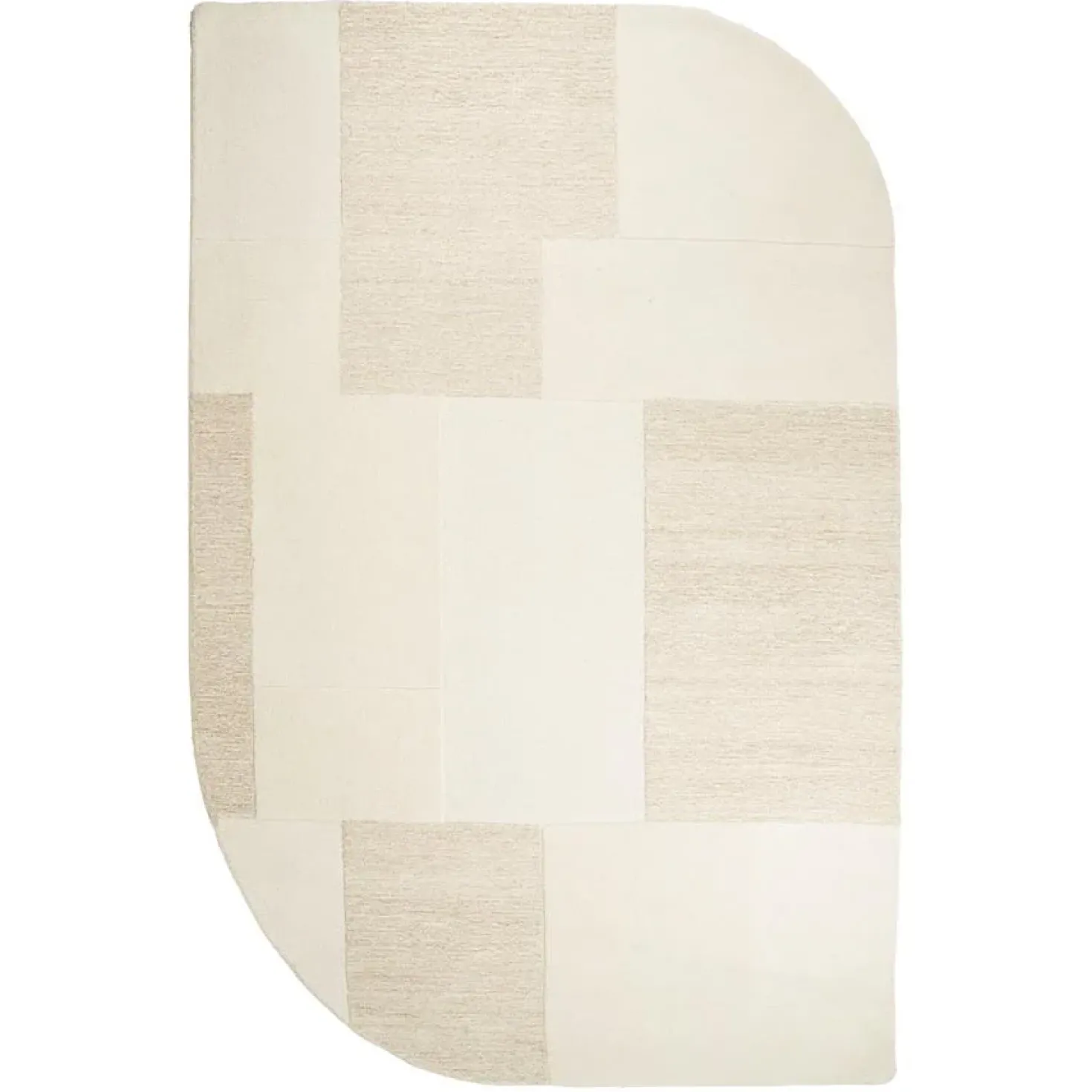 Contour Vloerkleed gebroken wit 290x190cm