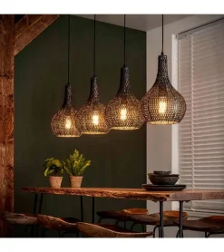 Cooper 4-lichts industriele hanglamp kegel
