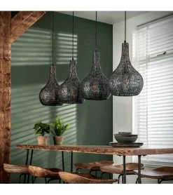 Cooper 4-lichts industriele hanglamp kegel