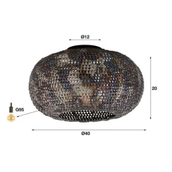 Cooper 1-lichts Plafondlamp
