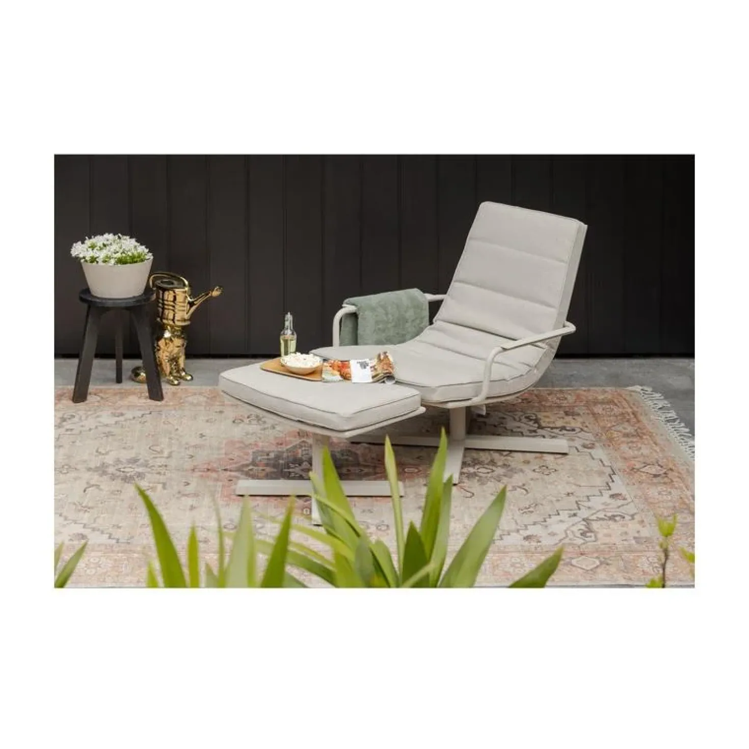Coosa Tuin fauteuil aluminium zand
