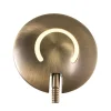 Coraline 1-lichts Bureaulamp Brons