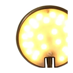 Coraline 1-lichts Bureaulamp Brons