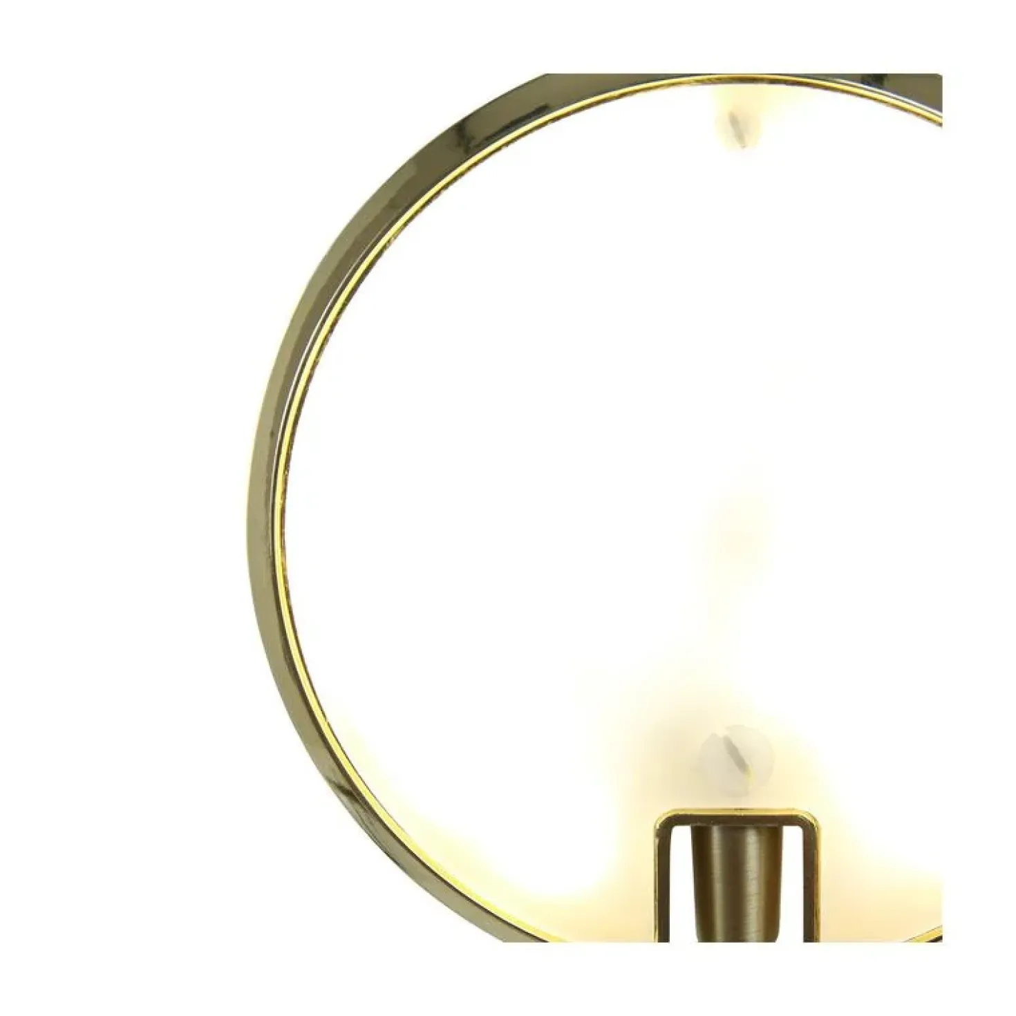 Coraline 1-lichts Bureaulamp Messing
