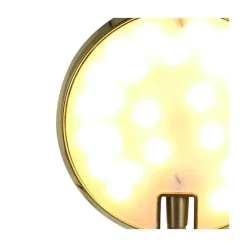 Coraline 1-lichts Bureaulamp Messing