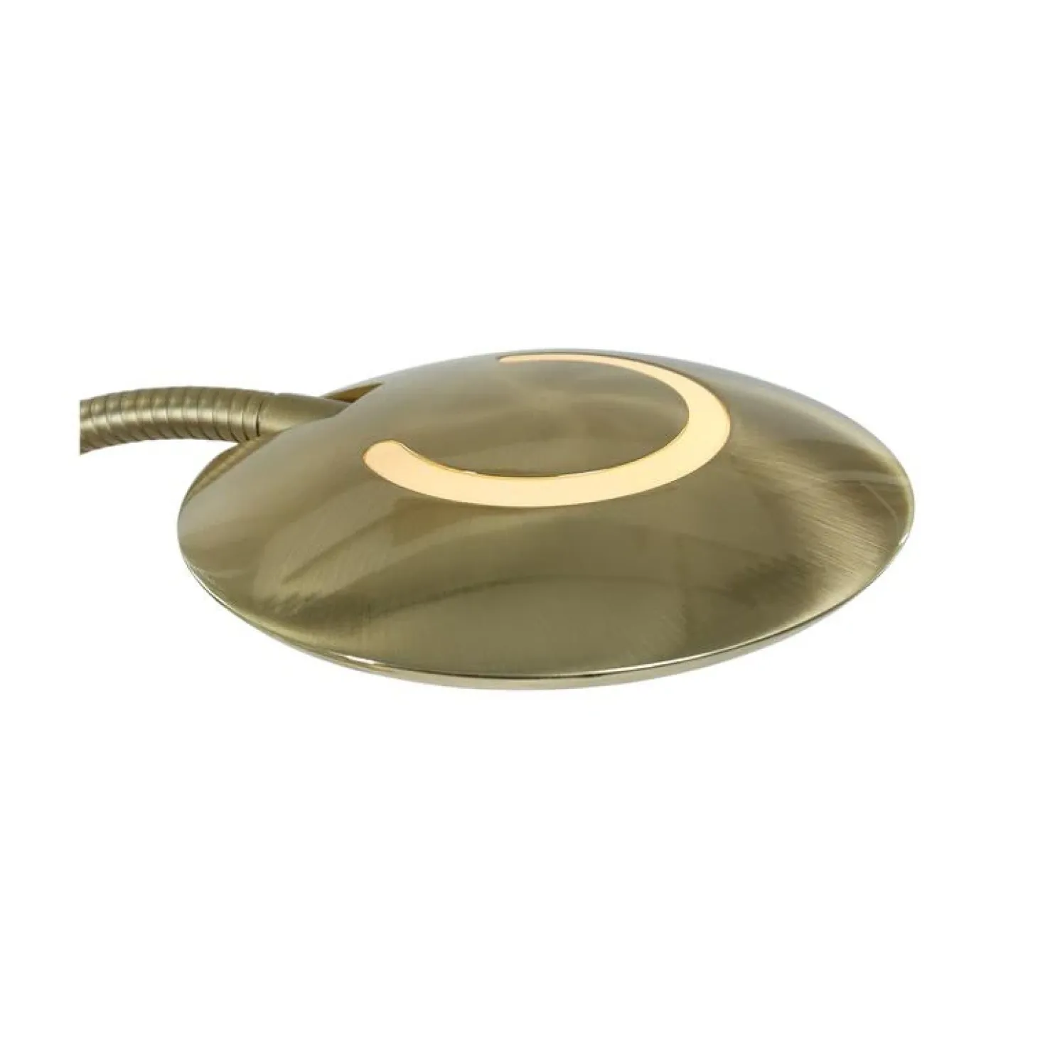 Coraline 1-lichts Bureaulamp Messing