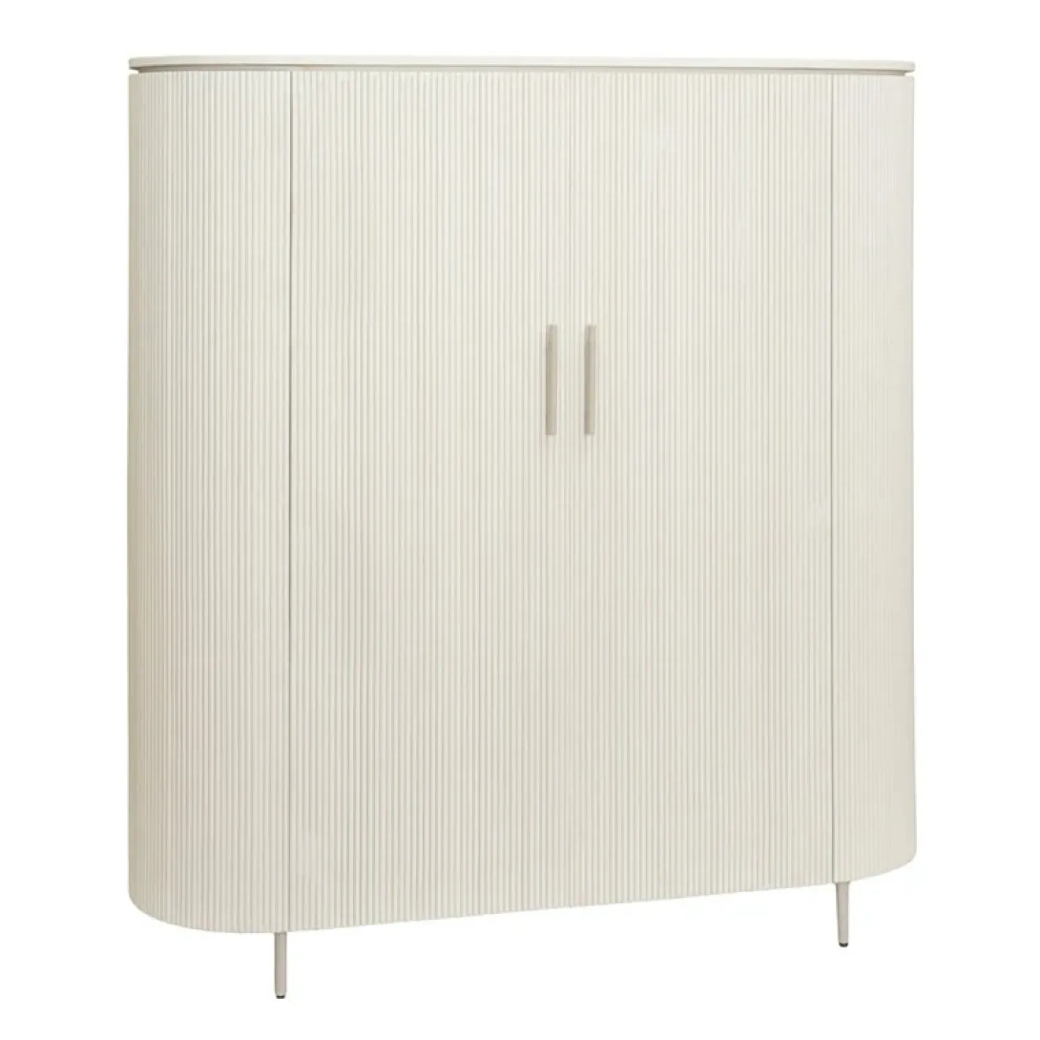 Corbetta wandkast wit/grijs mdf met betonlook finish 135cm