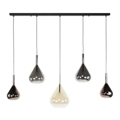 Corrado 5-lichts Hanglamp Meerkleurig