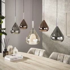 Corrado 5-lichts Hanglamp Meerkleurig