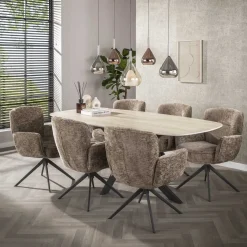Corrado 5-lichts Hanglamp Meerkleurig