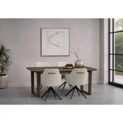 Cortez Eettafel Deens ovaal walnoot 200 cm