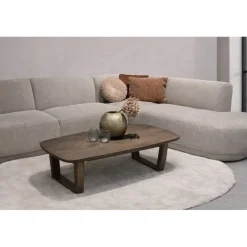 Cortez Salontafel Deens ovaal walnoot 130cm