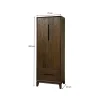 Cortez Wandkast 2 deurs 2 lades walnoot 75cm