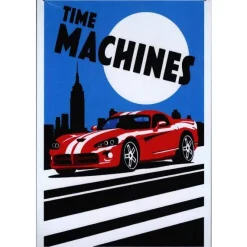 Corvette Time Machines - metalen bord