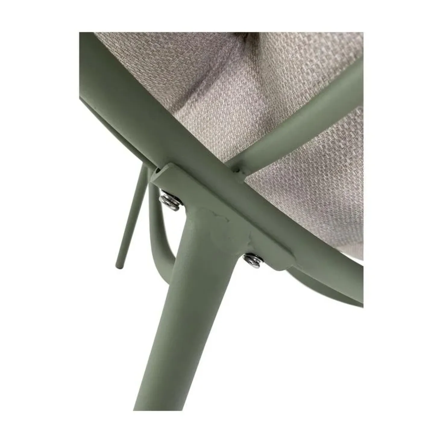 Cozy Relaxstoel aluminium beige