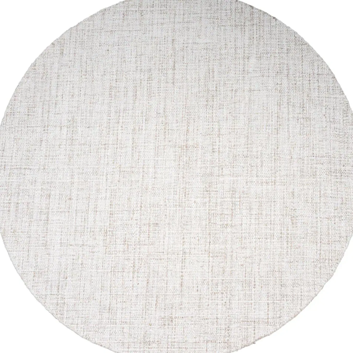 Cross vloerkleed Licht Beige Rond 160x160cm