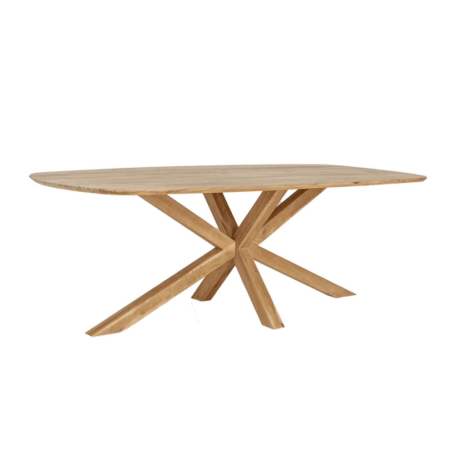 Crotone Eettafel deens ovaal Acaciahout 240 cm