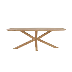 Crotone Eettafel deens ovaal Acaciahout 180 cm