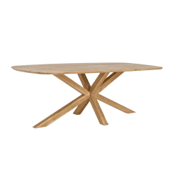 Crotone Eettafel deens ovaal Acaciahout 200 cm