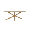 Crotone Eettafel deens ovaal Acaciahout 220 cm