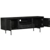Cubical Black Tv meubel zwart mangohout 150