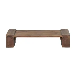 Cuno Salontafel laag mangohout donkerbruin