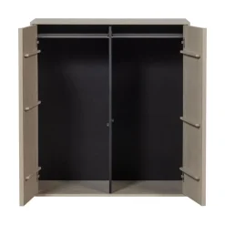 Daily Kledingkast dubbel grenen beige 100cm