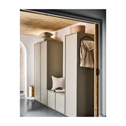 Daily Kledingkast dubbel hoog grenen beige 100cm